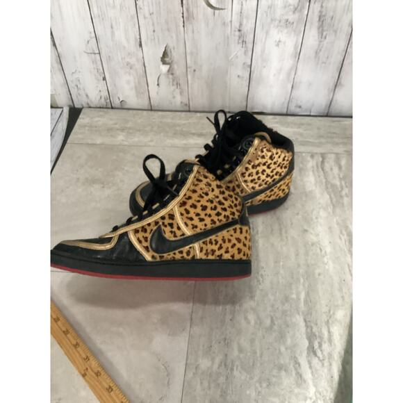 Nike Dunk Skinny High Leopard  Sneaker Shoes Women's Size 9.5 - Picture 1 of 5